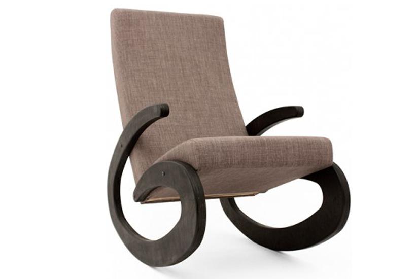 Rocking Chair en Bois Design Scandinave Fauteuil à