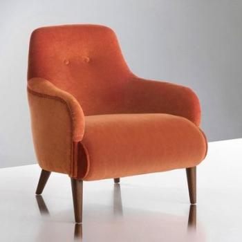 Fauteuil velours, Lipstick - La Redoute Interieurs