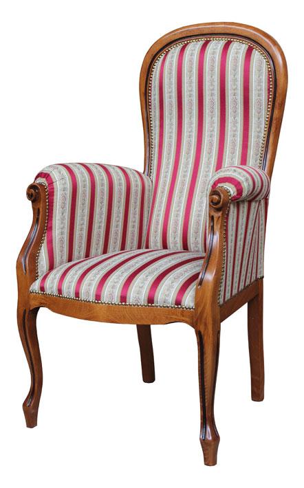 Fauteuil Voltaire assise haute