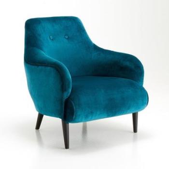Fauteuil velours, Lipstick - La Redoute Interieurs