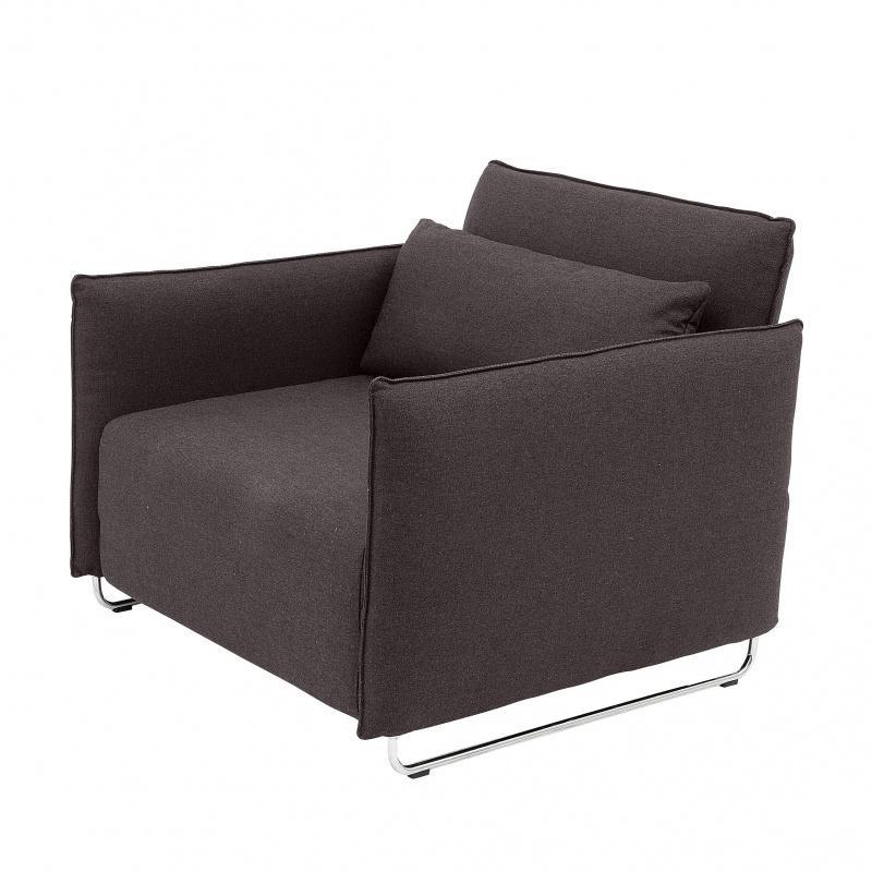 Cord - Fauteuil / lit - gris marron/Vision 443