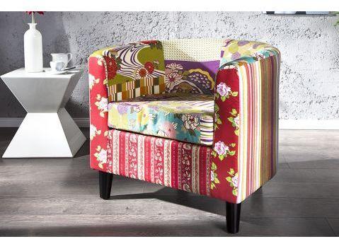 Fauteuil cabriolet Patchwork