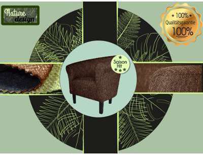 Fauteuil crapaud Natural Design