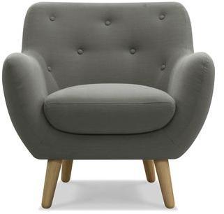Poppy Meuble Fauteuil esprit scandinave gris clair