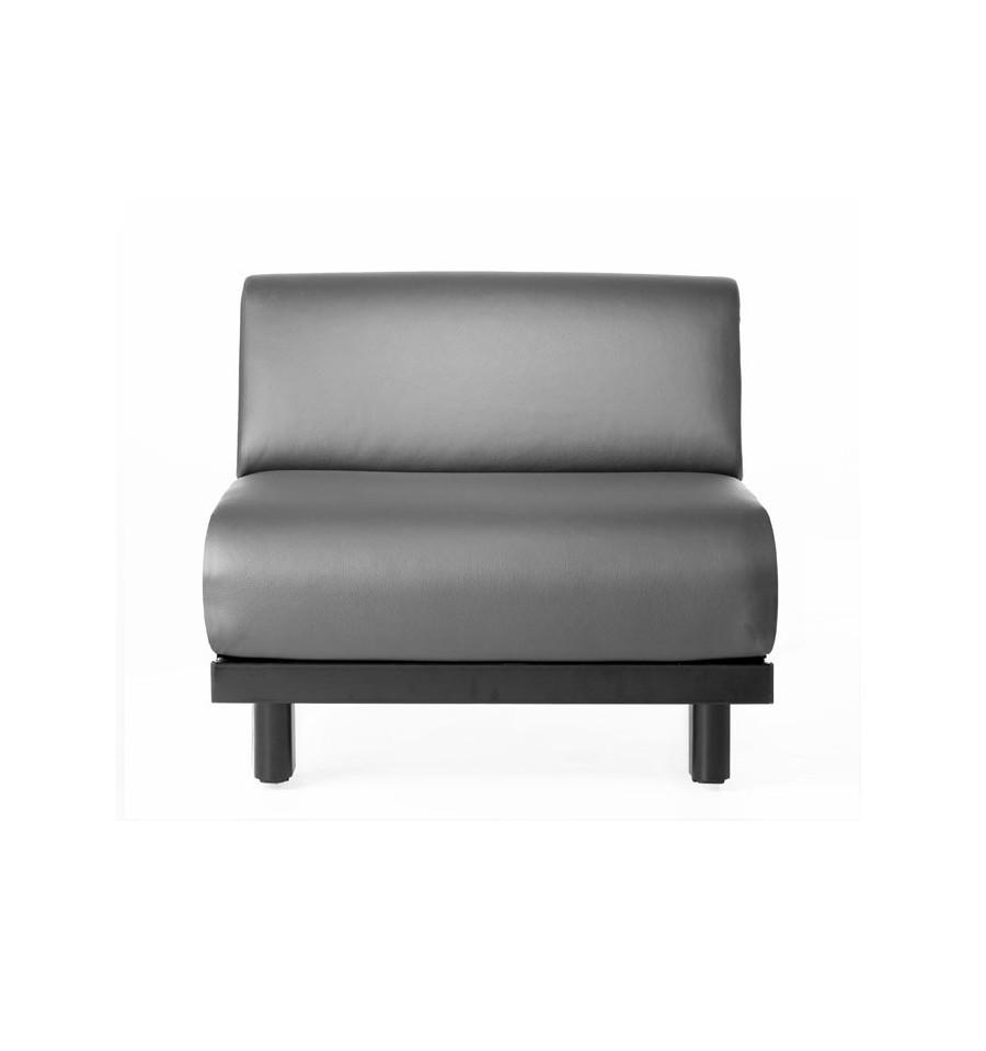 Fauteuil lit convertible 1 place Paddock 80 Gris c