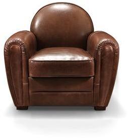 Fauteuil Club 1930 en cuir Rose Moore Fauteuil Club 1930 en cuir