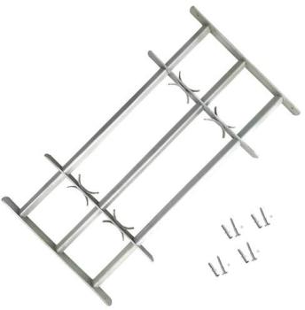VidaXL Grille de défense ajustable à 3 traverses pour VidaXL Grille de défense ajustable