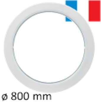 Oeil de boeuf rond fixe pvc tableau 800 mm - fenêtres Oeil de boeuf rond fixe pvc