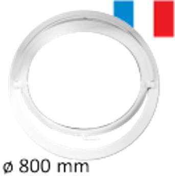 Oeil de boeuf rond basculant pvc tableau 800 mm - fenêtres Oeil de boeuf rond basculant