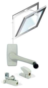KIT FERME IMPOSTE MANIVELLE WINDY 605 BLANC POUR C