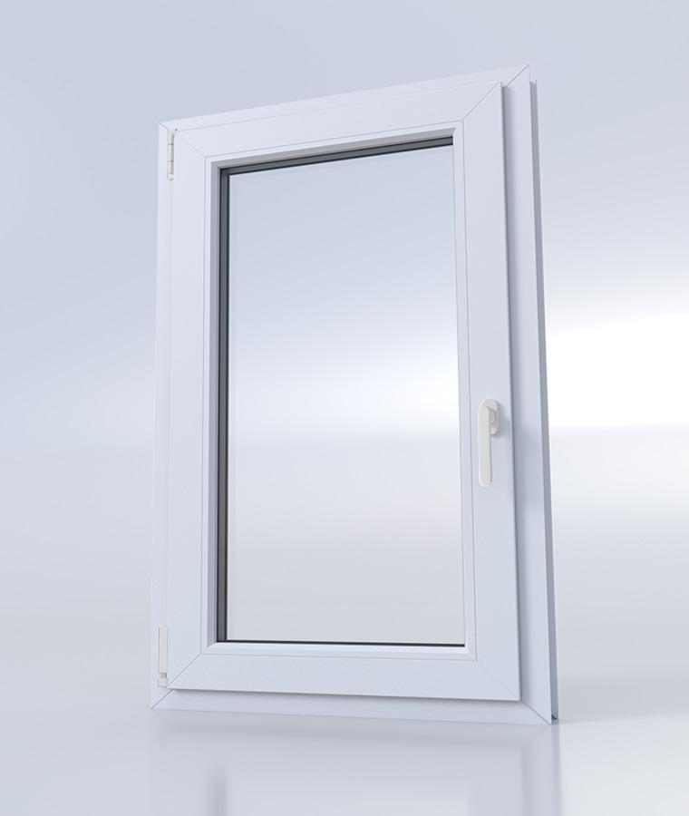 Fenêtre PVC - blanc - ouverture francaise Fenêtre PVC - blanc - ouverture