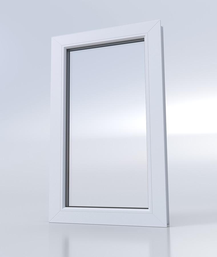 Fenêtre PVC - blanc - fixe Fenêtre PVC - blanc - fixe