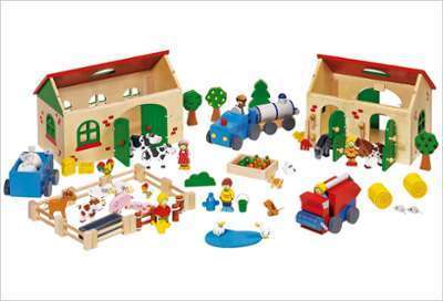 Ferme en bois jouet Goki Ferme en bois jouet Goki