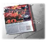 Lot de 25 chaines mitraillette 40 pétards Lot de 25 chaines mitraillette