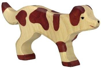 Chien Saint Bernard en bois debout 7,5 cm