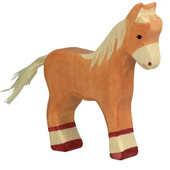 Poulain en bois 12,5 cm