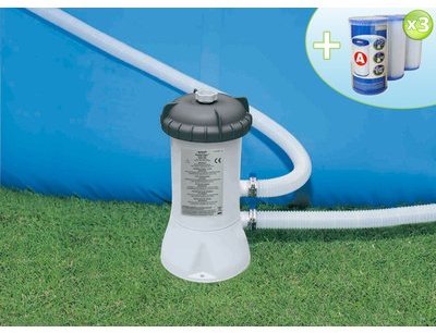 Epurateur à cartouche Intex 3,8 m³/h + 3 cartouche