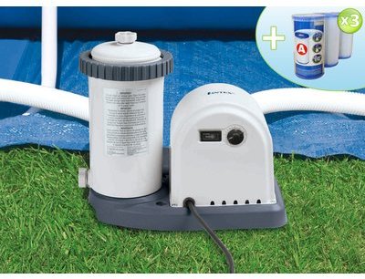 Epurateur à cartouche Intex 5,7 m³/h + 3 cartouche