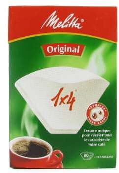 Filtre Cafetière Melitta Original 1x4 un sachet de Filtre Cafetière Melitta Original