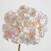 Fleur artificielle dhortensia blanc/rose H.48cm N