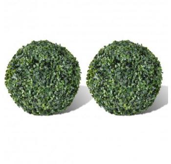 VidaXL 2 pièce de boule artificiel plante intérieu