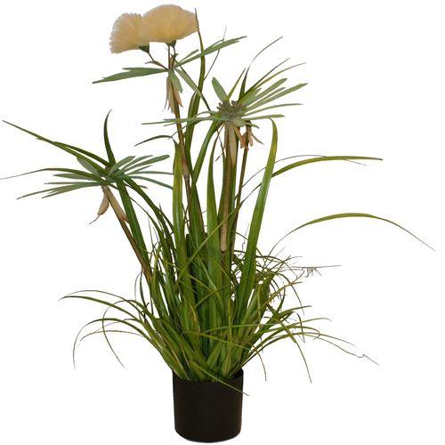 Plantes graminées artificielles en pot H76cm