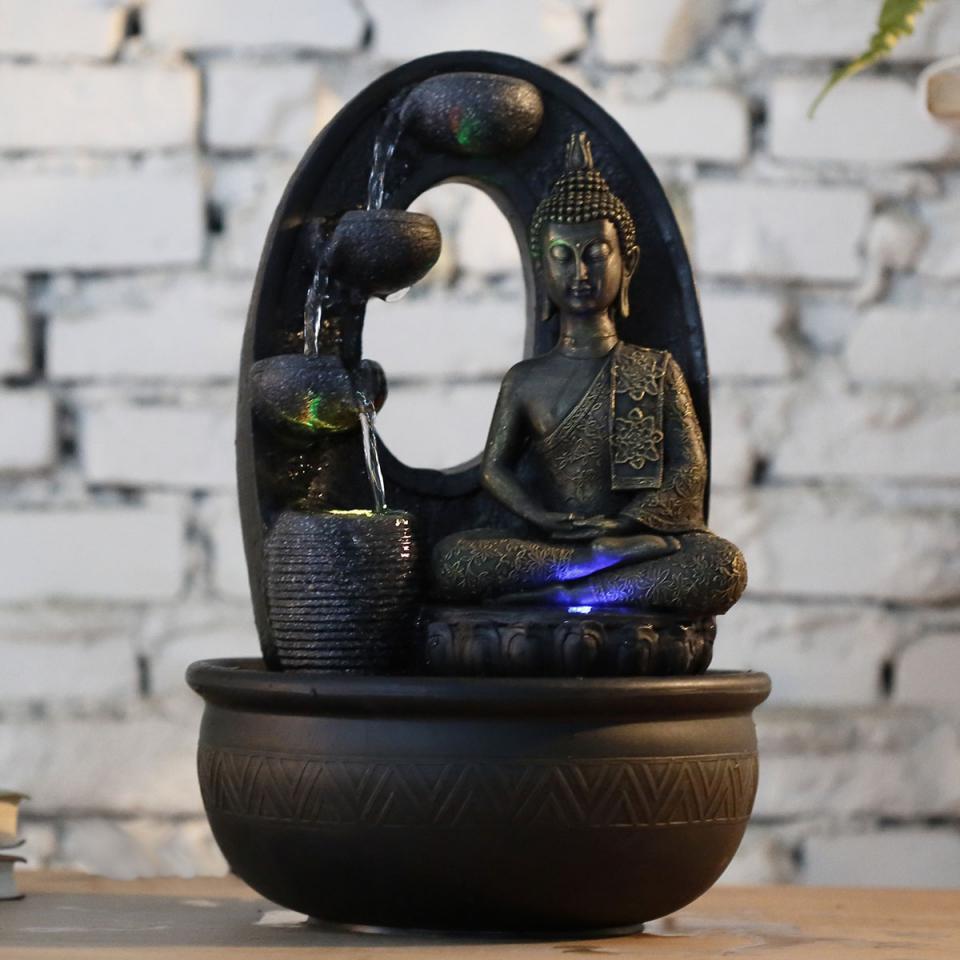 Fontaine Intérieure en Résine Bouddha Harmonie 40 cm Fontaine Intérieure en Résine