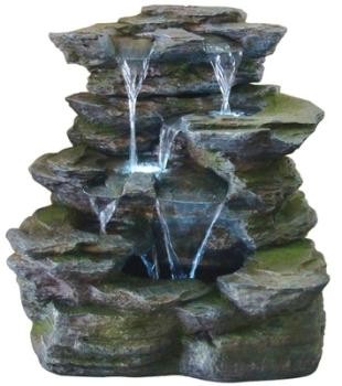 Cascade Source de Côme avec Lumières