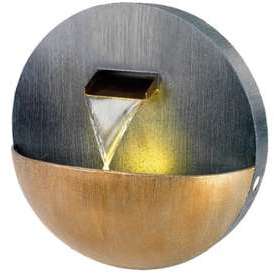 Fontaine ronde mural LED zinc Fontaine ronde mural LED zinc