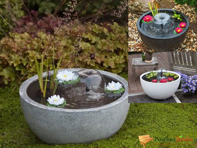 Fontaine de terrasse en polystone AquaArte Mini Ba