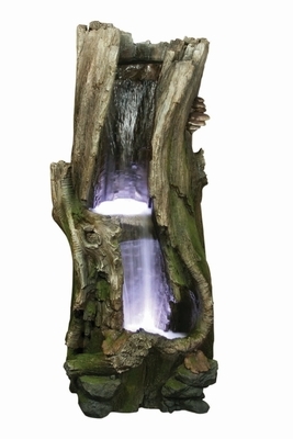 Chute deau Oak Falls en Polystone avec Eclairage