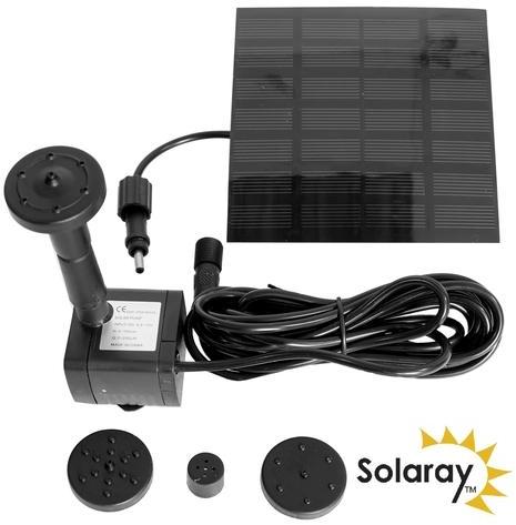 Kit pompe solaire avec 4 buses interchangeables -