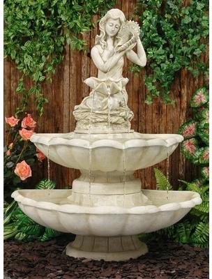 Fontaine Statue Sophia - 106cm - Ambienté