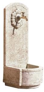 Fontaine murale de jardin rosace