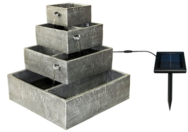 Perth Cascade Solaire 4 Étages Avec Jardinière