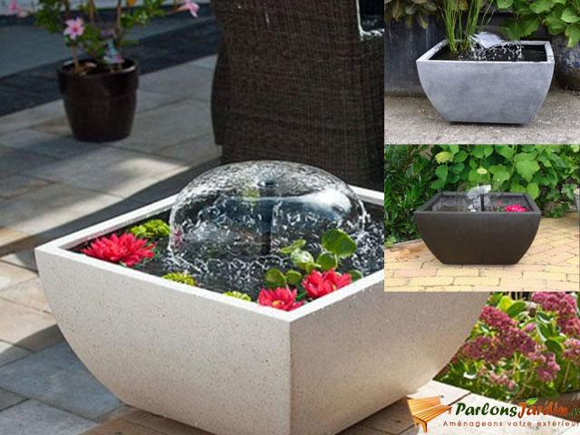 Fontaine de terrasse en polystone AquaArte Mini Ba