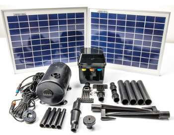 Pompe Solaire 1200L H Avec Leds et Batterie De Secours Pompe Solaire 1200L H Avec