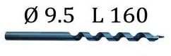 Foret vrille diamètre 9,5mm longueur 160mm