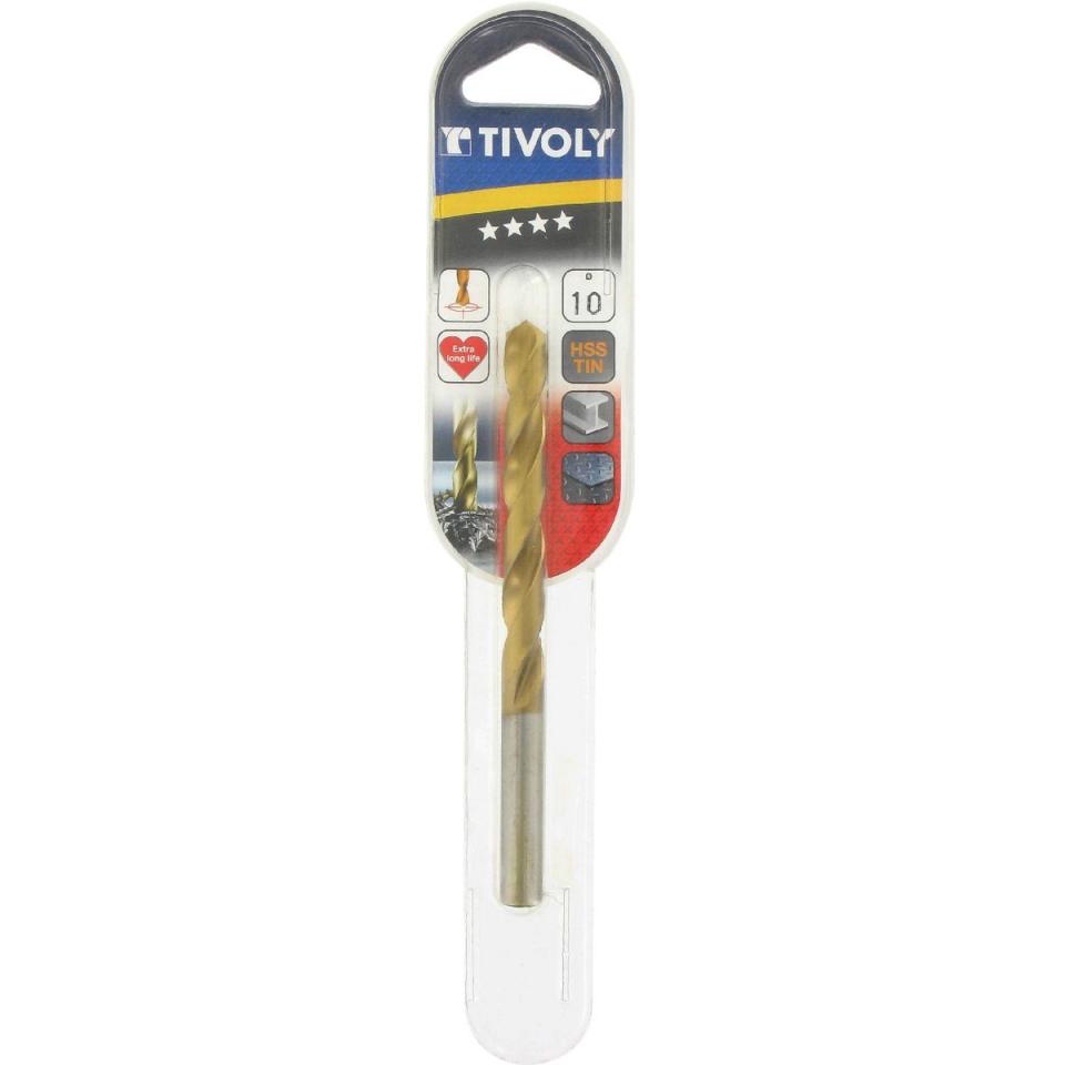 Foret métaux titane TTX HSS Tivoly - Diamètre 10 m
