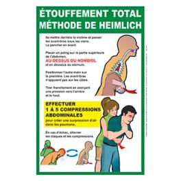 Affiche Méthode de Heimlich