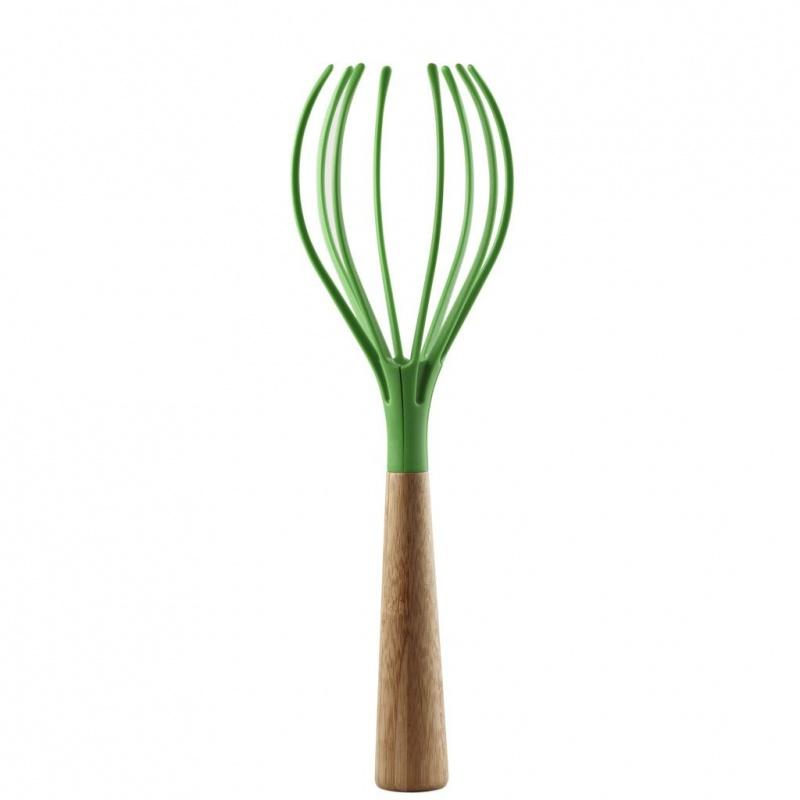 Whisk - Moussoir - vert/manche en bambou/Seulement