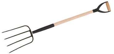 Fourche à fumier poignée D bois dur - 1100 mm - SI