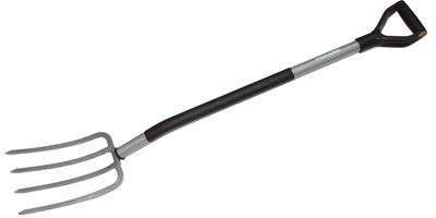 FISKARS Fourche à bêcher ergonomique, longueur: 1.