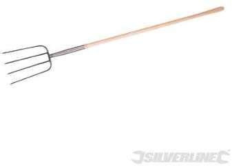Fourche à fumier poignée bois 1300 mm SILVERLINE G