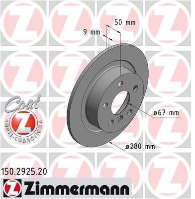 Pneu ZIMMERMANN - Disque de frein (Composition/Emb
