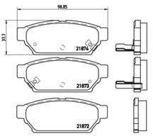 Pneu BREMBO - Kit de plaquettes de frein, frein à