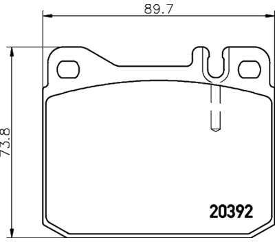 Pneu TEXTAR - Kit de plaquettes de frein frein à disque Pneu TEXTAR - Kit de plaquettes