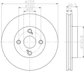 Pneu TEXTAR - Disque de frein (Composition Emballage) Pneu TEXTAR - Disque de frein