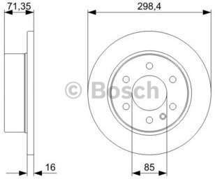 Pneu BOSCH - Disque de frein (Composition Emballage) Pneu BOSCH - Disque de frein