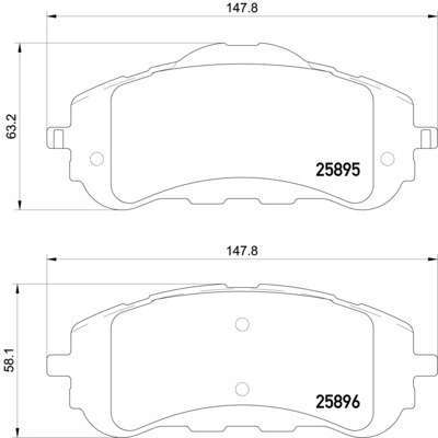 Pneu HELLA PAGID - Kit de plaquettes de frein, fre